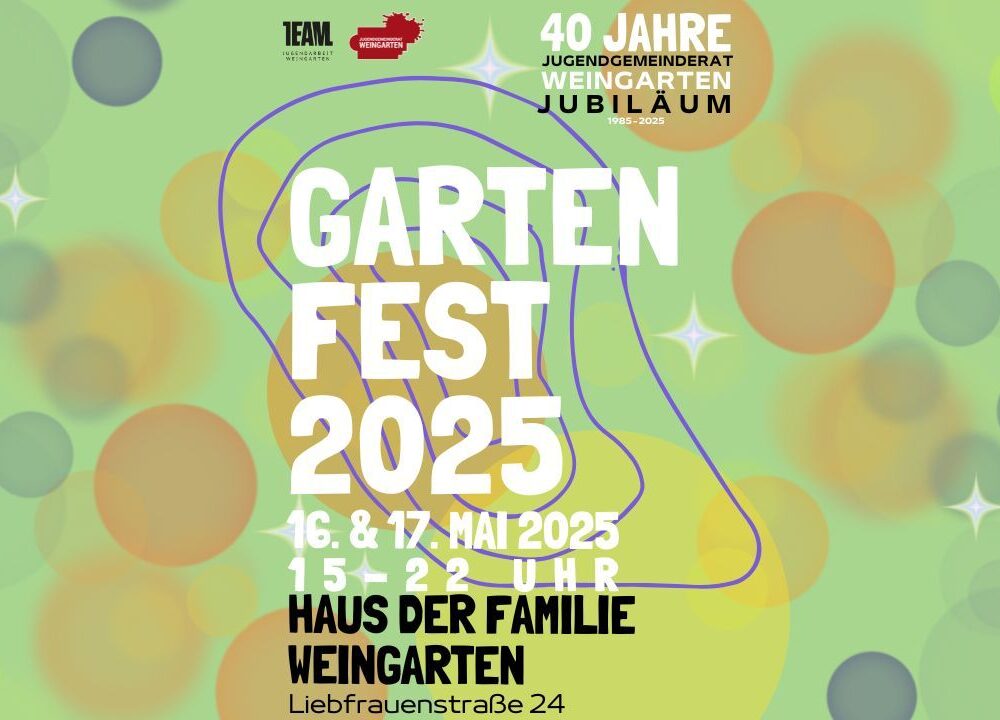 Bild zu Gar­ten­fest & 40 Jah­re Jugend­ge­mein­de­rat Wein­gar­ten Jubiläum